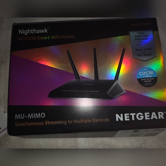 NETGEAR Nighthawk AC2300 Smart WIFI Router Model R7000P - Picture 1 of 16